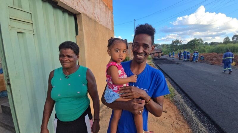 Prefeitura de Montes Claros leva asfalto para o Santo Antônio