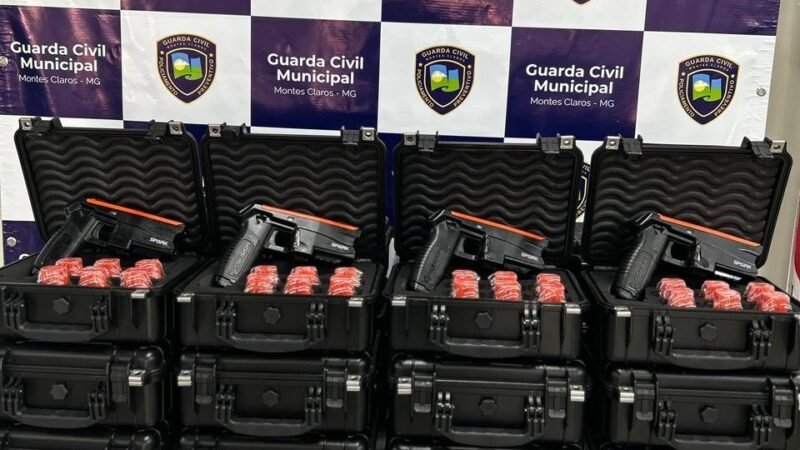 Tasers reforçam a Guarda Civil de Montes Claros