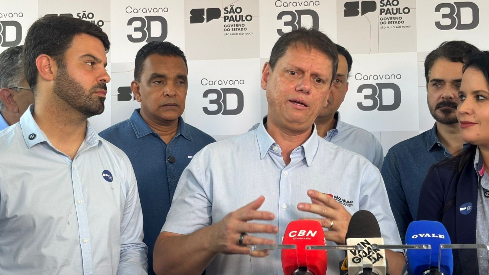 Tarcísio de Freitas (Republicanos) anuncia investimento de R$ 15 milhões no HMUT em Taubaté