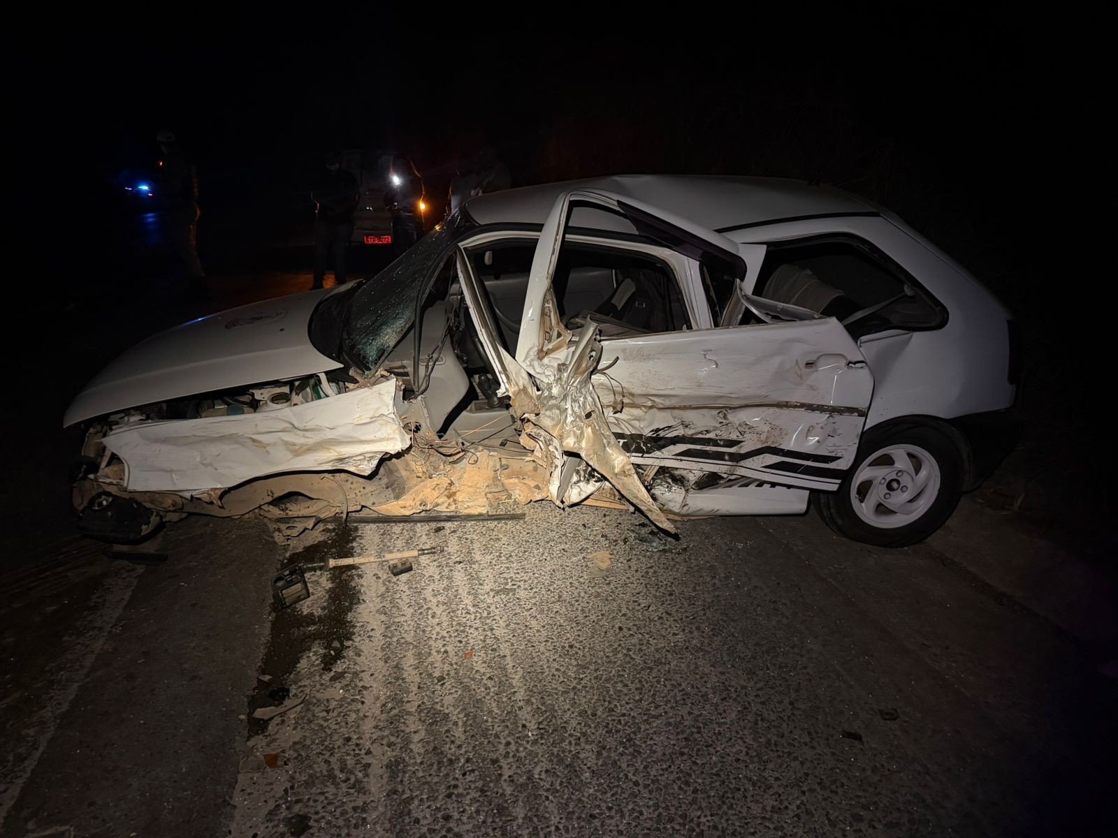 Homem morre em colisão na BR-354 em MG e motorista é preso suspeito de dirigir após ingerir bebida alcoólica