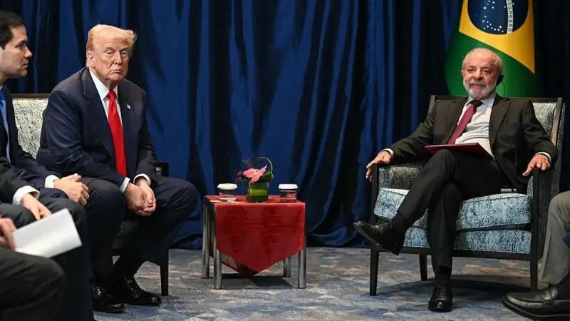 AO VIVO: Lula e Trump se encontram agora na Casa Branca