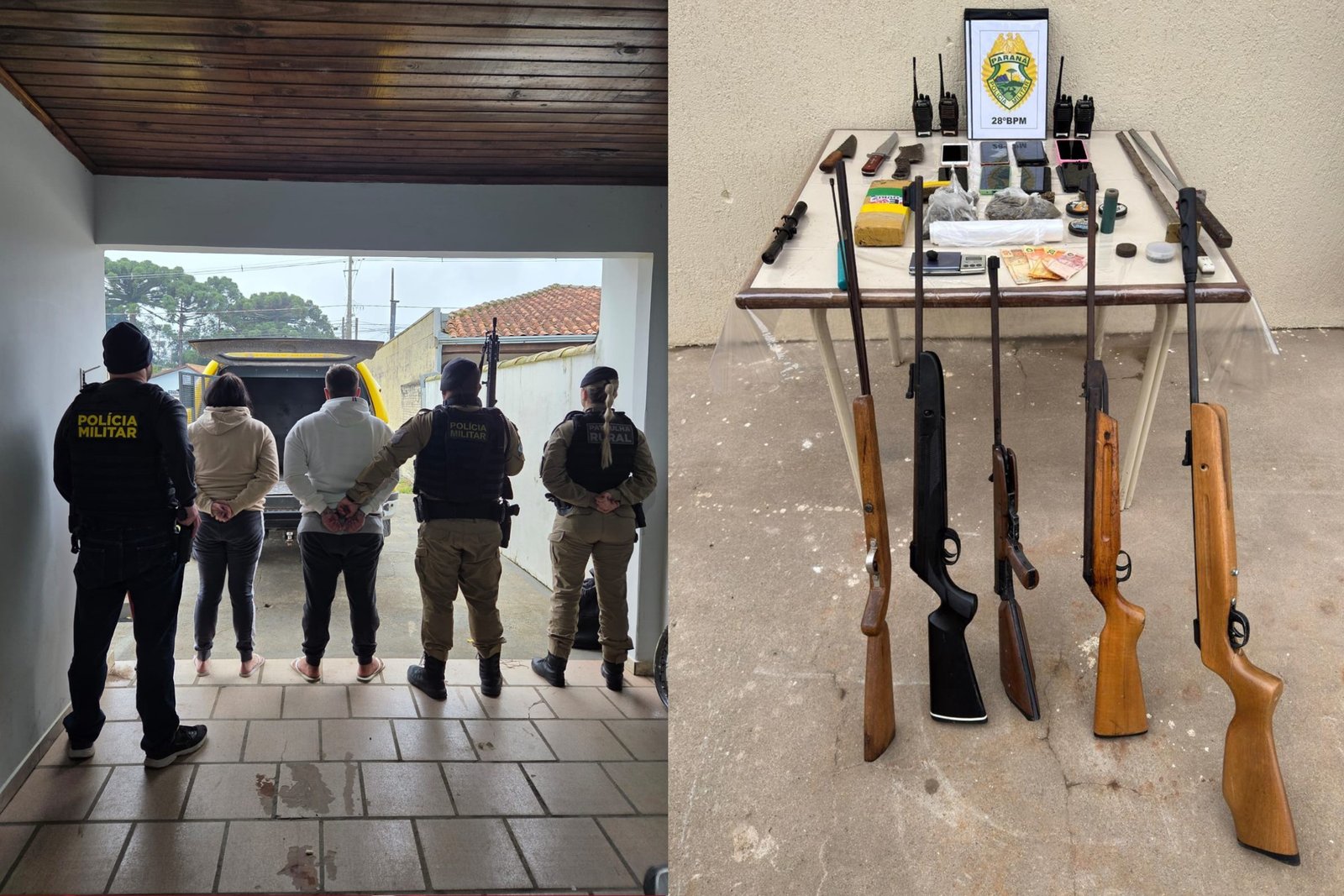 Dois homens morrem e 14 pessoas são presas em megaoperação contra tráfico no Paraná e Santa Catarina