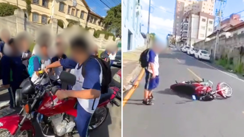 Influenciador do Paraná é investigado por entregar moto para adolescentes para engajar nas redes; veja o vídeo