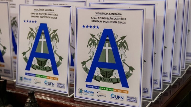 Selos reconhecem boas práticas sanitárias em estabelecimentos