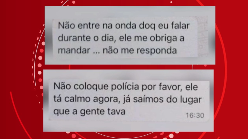 Mãe denuncia sequestro de filha e neta após troca de mensagem, no Paraná: ‘Ele me obriga a mandar, não responda’