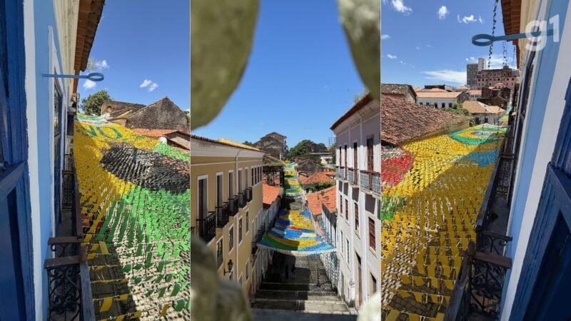 São João e Copa do Mundo: ruas de São Luís ganham decoração que une tradição junina e torcida pelo hexa