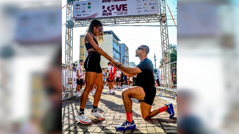 Love Run em Cabo Frio tem pedido de casamento após prova e reúne mais de 700 atletas