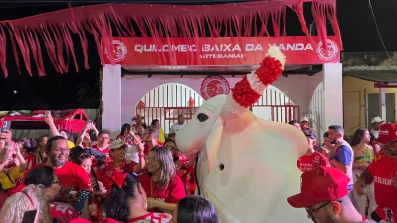Fé e tradição: Boi Garantido realiza tradicional Ladainha de São João e arrasta multidão em Parintins
