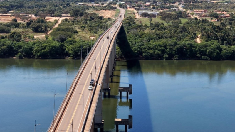 Ponte que será reconstruída no Rio Tocantins foi inaugurada há menos de 20 anos e custou R$ 92 milhões