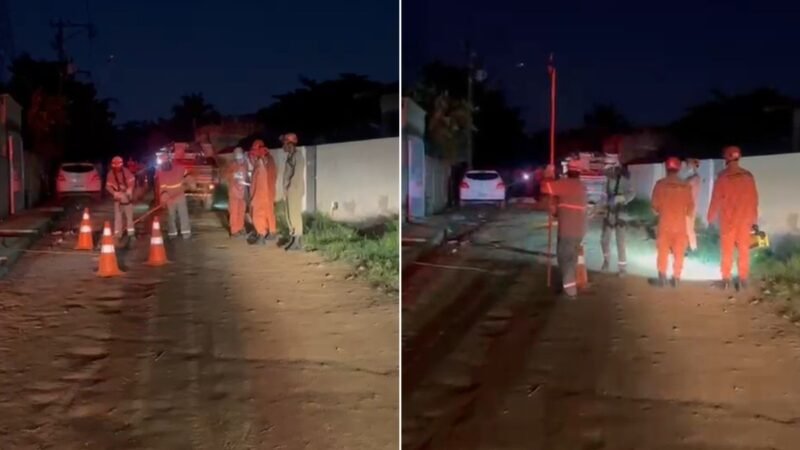 Pai e filho morrem eletrocutados em Araruama após fio de média tensão cair sobre portão