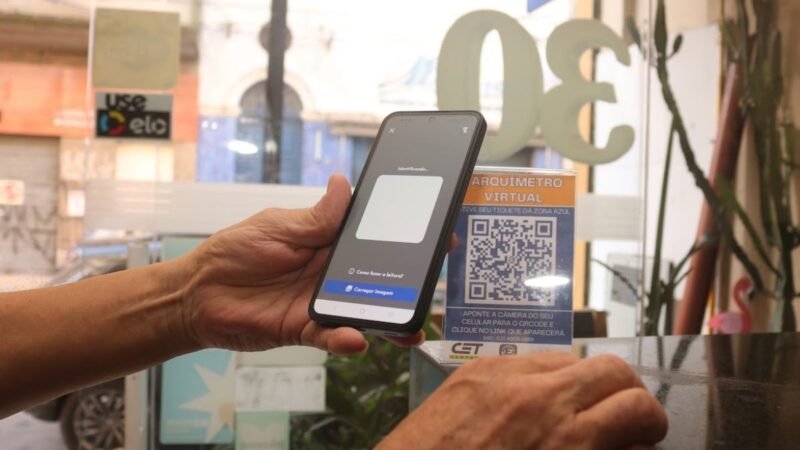 Zona Azul em Santos passa a aceitar pagamento com Pix via QR Code