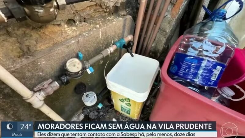 Moradores da Zona Leste de SP relatam falta de água há até 12 dias e dizem que problema piorou após obra da Sabesp