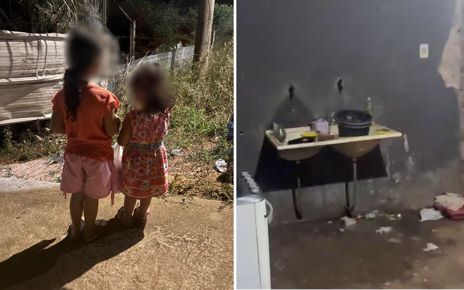 Meninas são encontradas sozinhas em casa após 12 horas sem comer, diz Conselho Tutelar