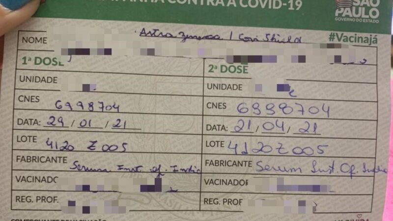 Hospital é condenado a indenizar em R$ 28 mil ex-funcionária que recebeu vacina vencida contra a Covid-19