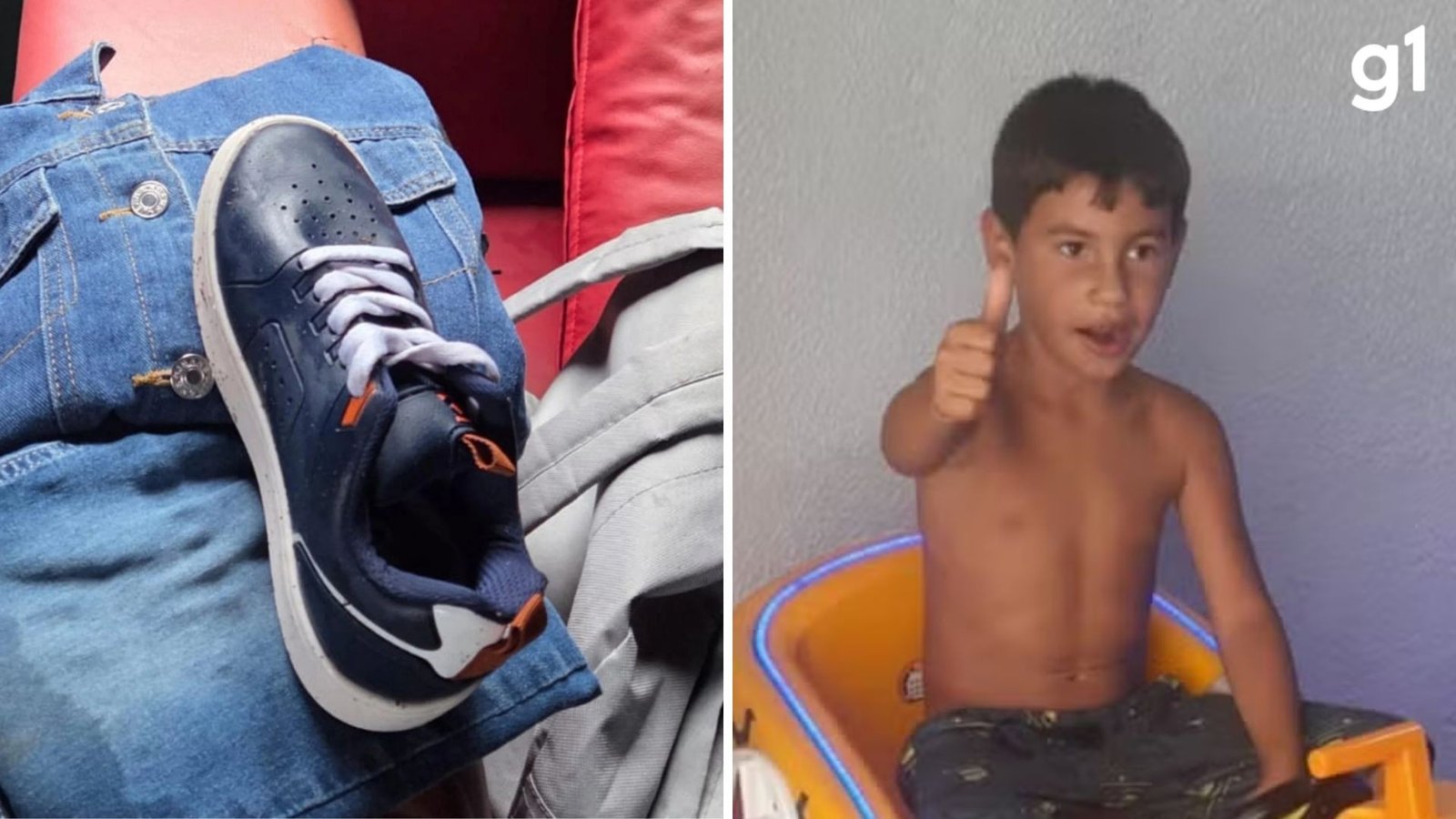 ‘Tinha me pedido esse tênis, comprei pra botar no caixão’, diz mãe durante velório de menino atingido por árvore durante temporal
