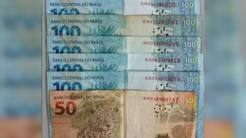 Diarista furtou R$ 1,6 mil de patrão que descobriu o crime após anotar números de série de cédulas, diz PM