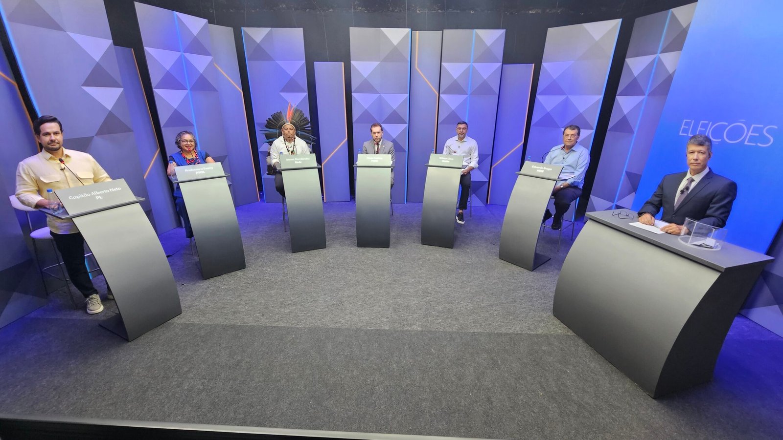 Candidatos ao Senado pelo Amazonas participam de debate na Rede Amazônica; veja íntegra