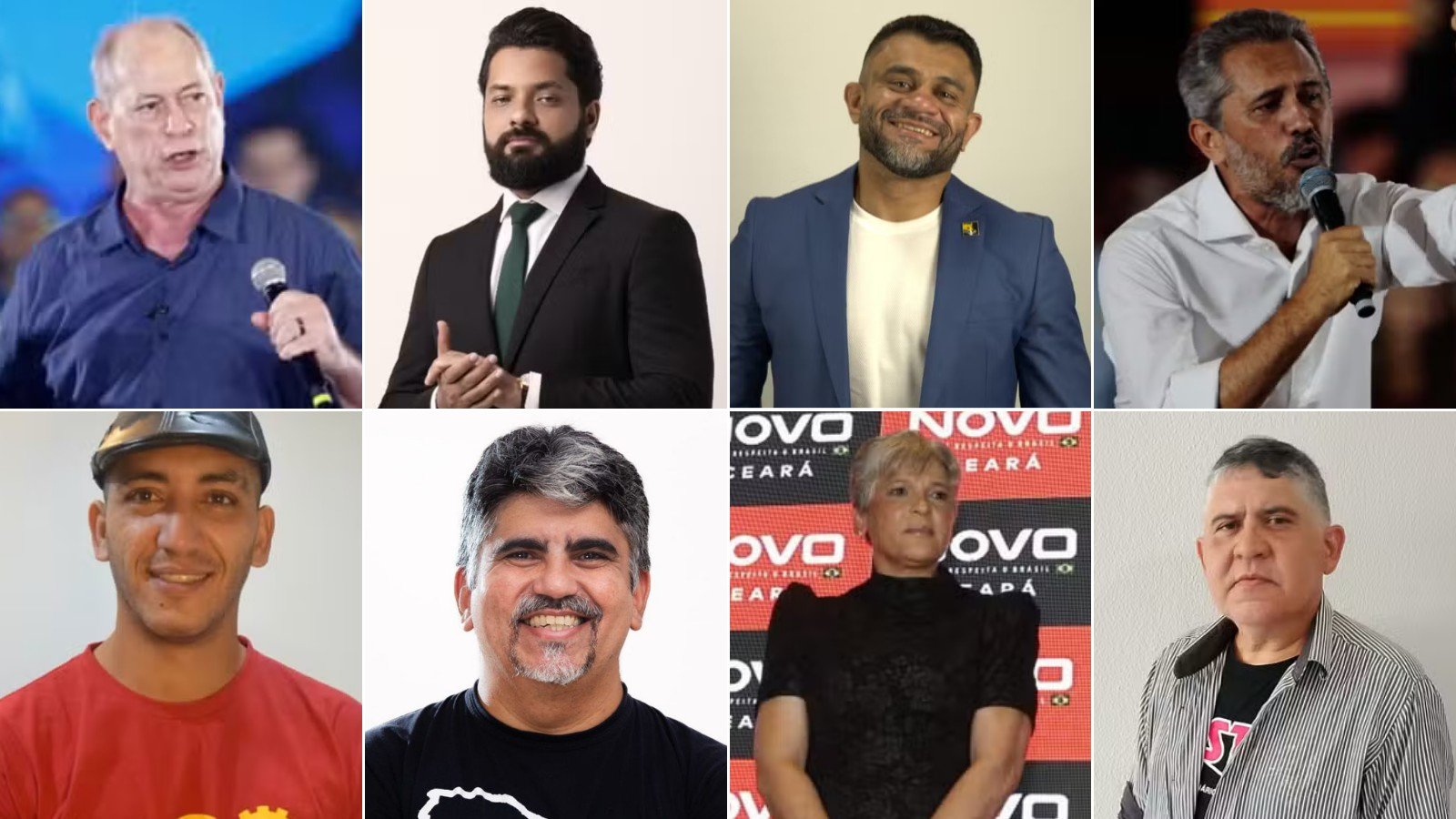 Candidatos ao governo do Ceará apostam em carreatas e motocarreata durante agenda de campanha neste domingo