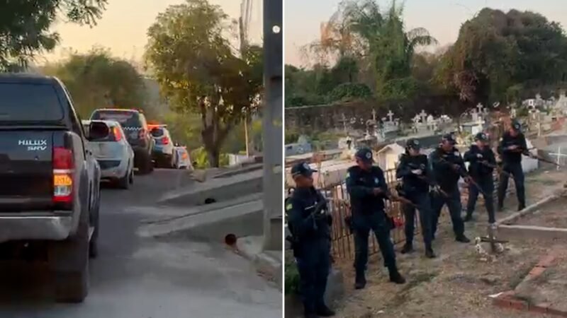 Vídeo: Capitão da PM morto a tiros em Teresina é sepultado sob homenagens e comoção