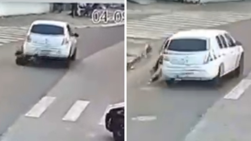 VÍDEO: Passageira é arrastada por motorista de aplicativo após corrida no interior de SP