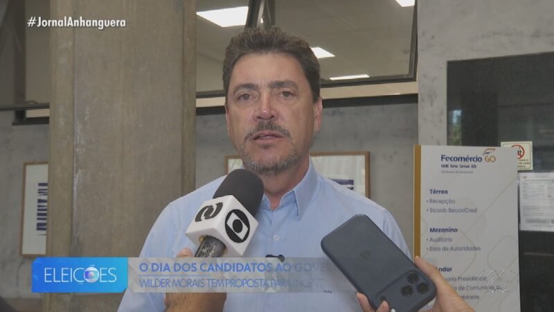 Eleições 2026: Wilder Morais promete incentivar o primeiro emprego