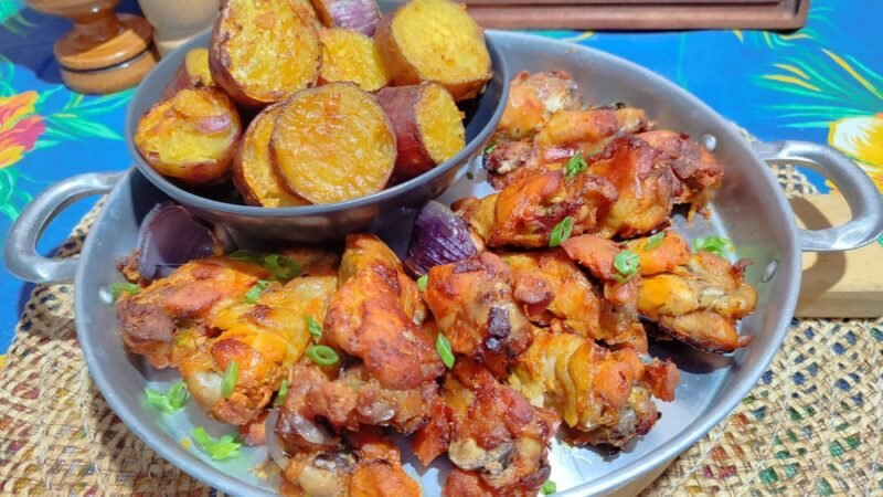 Aprenda a preparar coxinha da asa ao forno com batata-doce